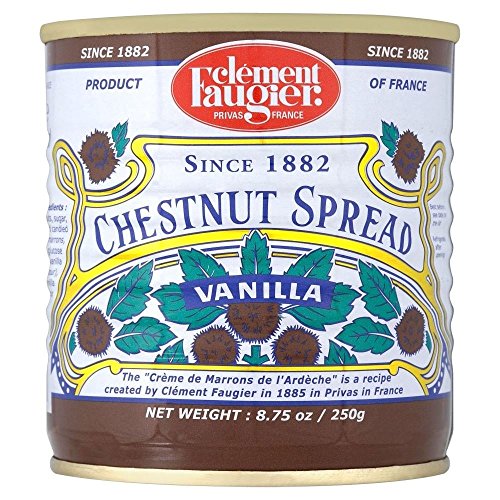Clement Faugier Chestnut Verbreiten Vanilla - Crème de Marrons (250g) - Packung mit 2 von Clement Faugier