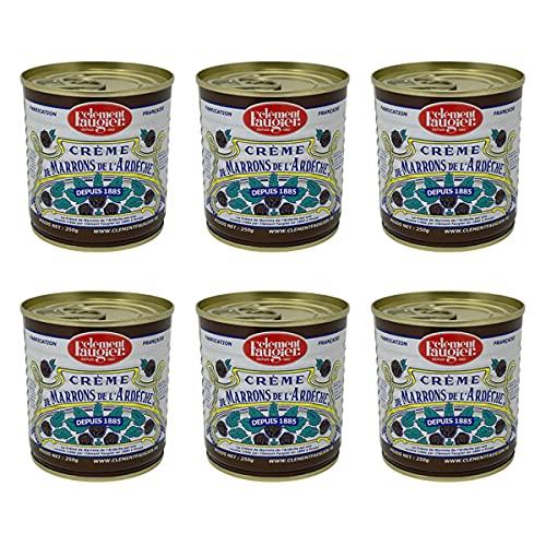Clement Faugier Die originale Maronencreme mit Vanille aus Frankreich 250 Gramm, Menge:6 Stck. von Clement Faugier