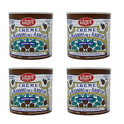 Clément Faugier - Kastaniencreme aus der Ardèche - Pack 4x500g Clément Faugier - Kastaniencreme aus der Ardèche - Pack 4x500g von Clement Faugier