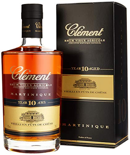 Clément Rhum Vieux Agricole 10 Years Old mit Geschenkverpackung (1 x 0.7 l) von Clément