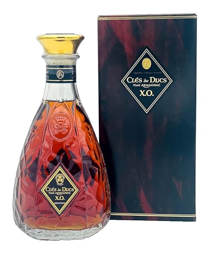 Clés Des Ducs Vieil Armagnac X.O. 40%, 1 x 0.7 l, in Holzkiste Weinbrand Clés Des Ducs Vieil Armagnac X.O. 40%, 1 x 0.7 l, in Holzkiste Weinbrand von Clés des Ducs