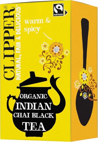 Clipper Organic Indian Chai Black Tea 20 Bags von Clipper Natural, Fair & Delicious