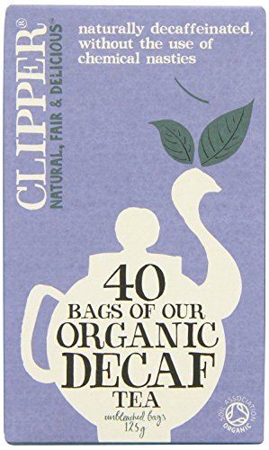 Clipper Organic Decaffeinated Tea Bags (40) - Packung mit 2 von Clipper