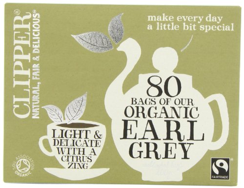 Clipper Organic Fairtrade Everyday Earl Grey Tee, 200 g, 80 Beutel von Clipper Natural, Fair & Delicious