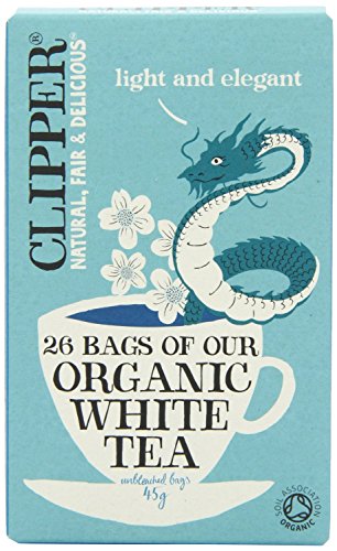 Weißer Bio-Tee (26 Beutel) – 4 Stück von Clipper