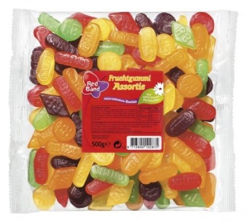 Red Band Fruchtgummi Assortie 500 g von Cloetta Holland BV (NL)