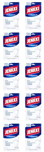 Cloetta Jenkki Xylitol Cool Peppermint Kaugummi 10 Pack of 80g von Cloetta