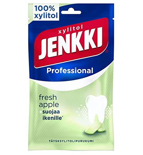 Cloetta Jenkki Xylitol Fresh Apple Kaugummi 1 Pack of 80g von Cloetta