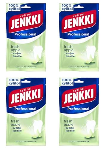 Cloetta Jenkki Xylitol Fresh Apple Kaugummi 4 Pack of 80g Cloetta Jenkki Xylitol Fresh Apple Kaugummi 4 Pack of 80g von Cloetta