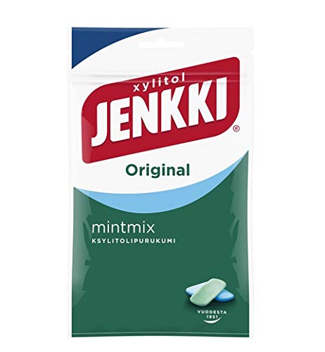 Cloetta Jenkki Xylitol Mint mix Kaugummi 1 Pack of 100g von Cloetta