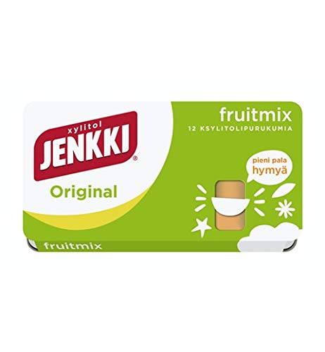 Cloetta Jenkki Xylitol Original Fruitmix Kaugummi 8 Schachteln of 18g Cloetta Jenkki Xylitol Original Fruitmix Kaugummi 8 Schachteln of 18g von Cloetta