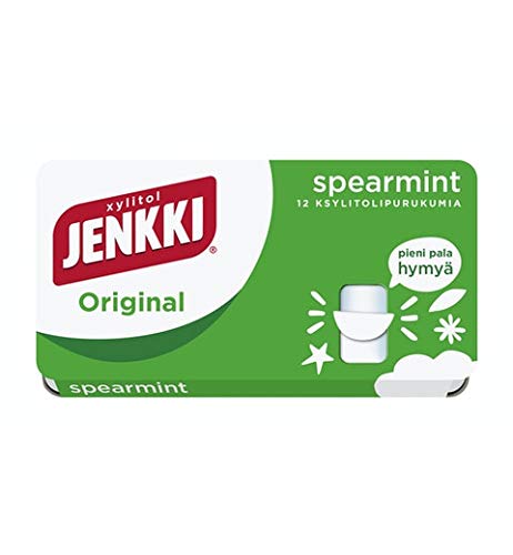 Cloetta Jenkki Xylitol Original Spearmint Kaugummi 8 Schachteln of 18g Cloetta Jenkki Xylitol Original Spearmint Kaugummi 8 Schachteln of 18g von Cloetta