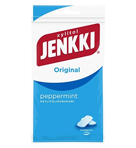 Cloetta Jenkki Xylitol Peppermint Kaugummi 18 Pack of 30g von Cloetta