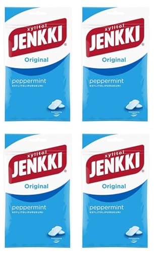 Cloetta Jenkki Xylitol Peppermint Kaugummi 4 Pack of 100g Cloetta Jenkki Xylitol Peppermint Kaugummi 4 Pack of 100g von Cloetta