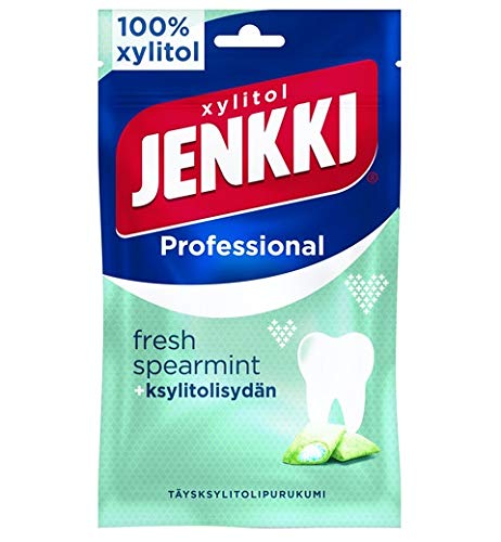 Cloetta Jenkki Xylitol Professional Spearmint Kaugummi 1 Pack of 70g Cloetta Jenkki Xylitol Professional Spearmint Kaugummi 1 Pack of 70g von Jenkki