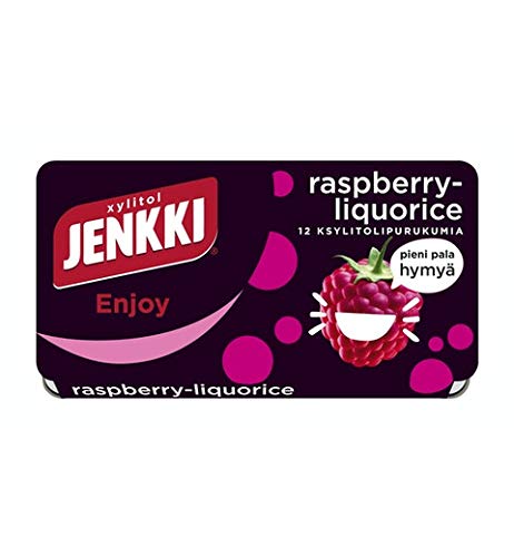 Cloetta Jenkki Xylitol Raspberry Kaugummi 18 Schachteln of 18g von Cloetta