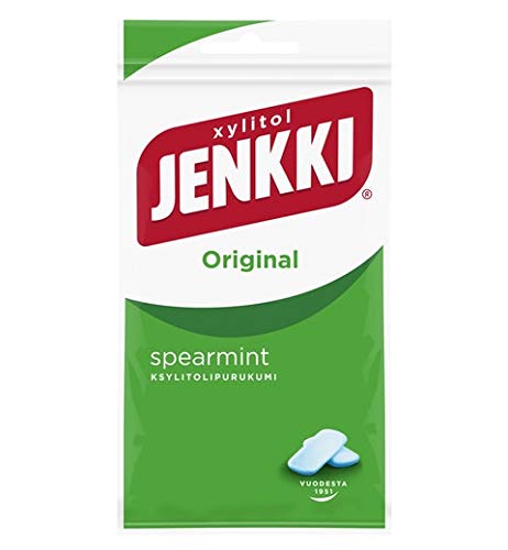 Cloetta Jenkki Xylitol Spearmint Kaugummi 18 Pack of 30g von Cloetta