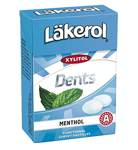 Cloetta Lakerol Dents Menthol Pastillen 12 Schachteln of 85g von Cloetta