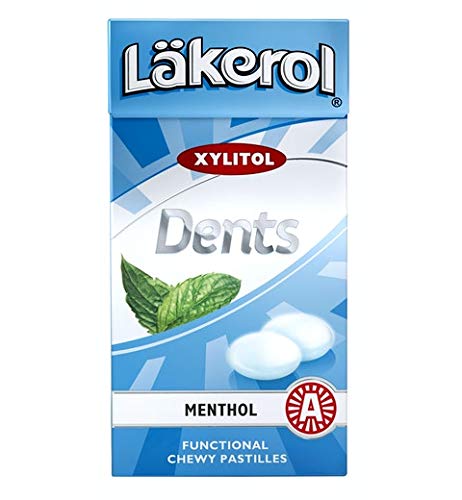 Cloetta Lakerol Dents Menthol Pastillen 24 Schachteln of 36g von Cloetta