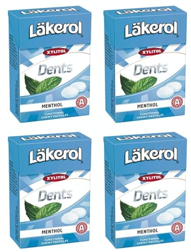 Cloetta Lakerol Dents Menthol Pastillen 4 Schachteln of 85g von Cloetta