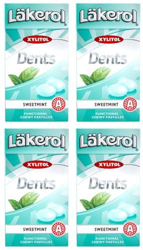 Cloetta Lakerol Dents Sweetmint Pastillen 4 Schachteln of 36g Cloetta Lakerol Dents Sweetmint Pastillen 4 Schachteln of 36g von Cloetta