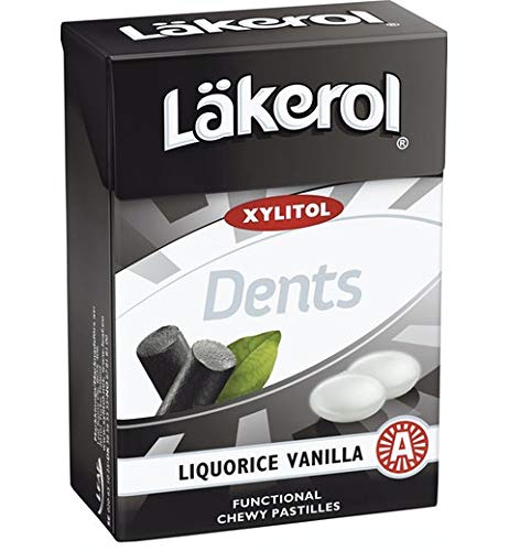 Cloetta Lakerol Dents Vanilla Pastillen 24 Schachteln of 85g Cloetta Lakerol Dents Vanilla Pastillen 24 Schachteln of 85g von Cloetta