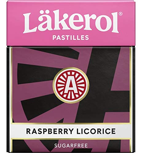 Cloetta Lakerol Raspberry Pastillen 24 Schachteln of 25g von Cloetta