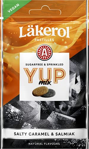 Cloetta Lakerol YUP Mix Salty Caramel & Salmiak Pastillen 20 Pack of 30g von Cloetta