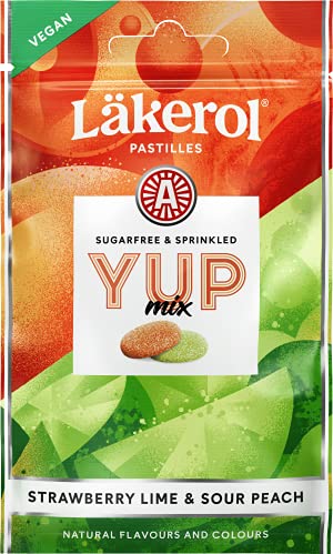 Cloetta Lakerol YUP Mix Strawberry Lime & Sour Peach Pastillen 20 Pack of 30g Cloetta Lakerol YUP Mix Strawberry Lime & Sour Peach Pastillen 20 Pack of 30g von Cloetta