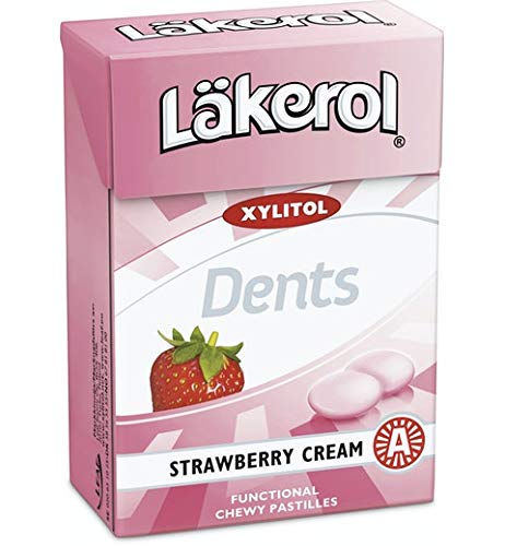 Cloetta Lakerol strawberry cream Pastillen 12 Schachteln of 85g von Cloetta