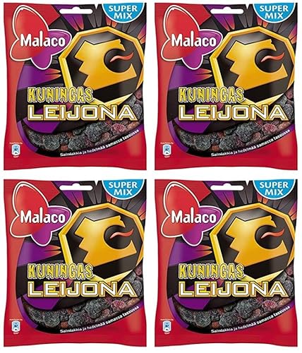 Cloetta Leijona Kuningas confectionery mix Süßigkeiten 4 Pack of 300g von Cloetta