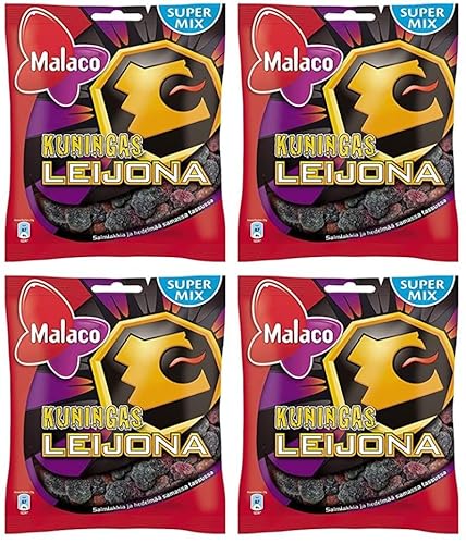Cloetta Leijona Kuningas confectionery mix Süßigkeiten 4 Pack of 300g von Cloetta