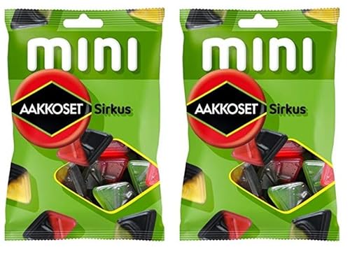 Cloetta Malaco Aakkoset Sirkus Mini Gummiartig 2 Pack of 120g von Cloetta