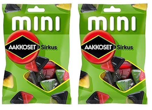 Cloetta Malaco Aakkoset Sirkus Mini Gummiartig 2 Pack of 120g von Cloetta