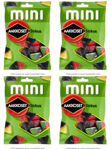 Cloetta Malaco Aakkoset Sirkus Mini Gummiartig 4 Pack of 120g von Cloetta