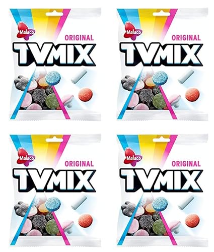Cloetta Malaco TV Mix Original Gummiartig 4 Pack of 325g Cloetta Malaco TV Mix Original Gummiartig 4 Pack of 325g von Cloetta