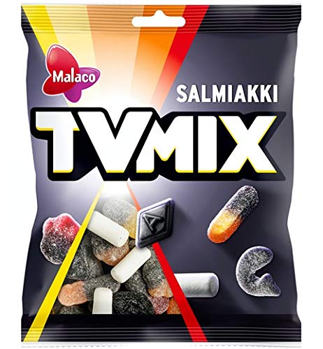 Cloetta Malaco TV Mix Salmiakki Gummiartig 10 Pack of 280g von Cloetta