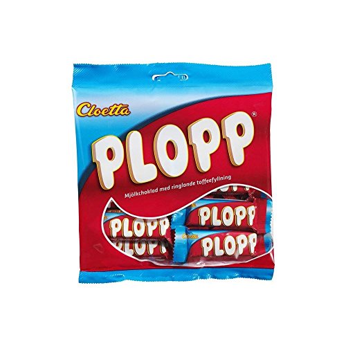 Cloetta Plopp - Milk Chocolate Bites mit Soft-Toffee Füllung (158g) - Packung mit 2 von Cloetta