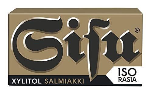 Cloetta Sisu Xylitol Salmiakki Pastillen 12 Pack of 70g von Cloetta