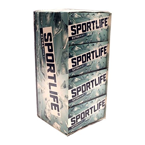 Sportlife Kaugummi Extra Mint 48 x 12 Stck. Packung (Minz-Kaugummis) von Cloetta