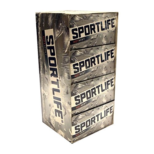 Sportlife Kaugummi Hot Mint 48 x 12 Stck. Packung (Minz-Kaugummis) von Cloetta