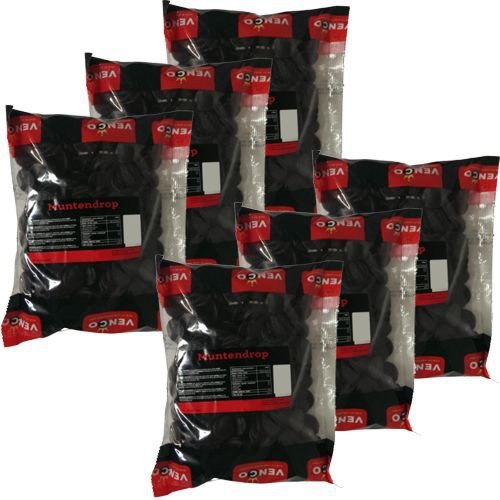 Venco Holland Lakritze Muntendrop 6 Packungen a 1kg (normales Lakritz) von Cloetta