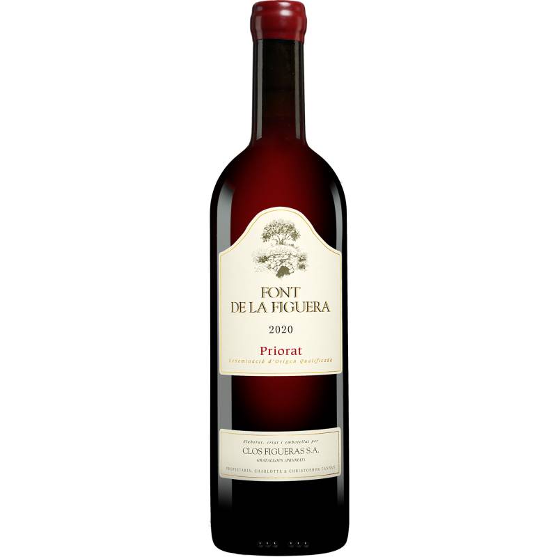 Font de la Figuera Tinto 2020  0.75L 15% Vol. Rotwein Trocken aus Spanien von Clos Figueras