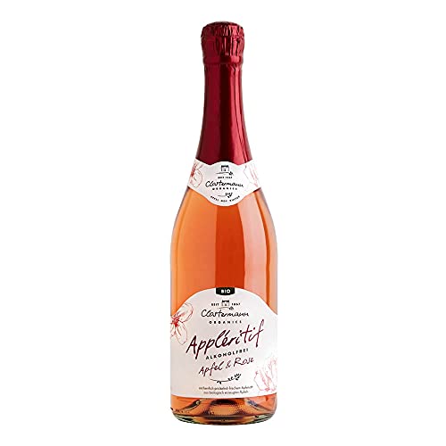 Clostermann Appléritif mit Rosen, alkoholfrei (750 ml) - Bio von Clostermann