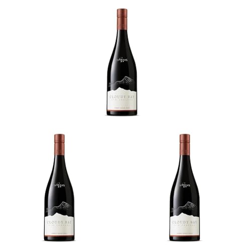 Cloudy Bay Pinot Noir 2022 Rotwein aus Marlborough, Neuseeland, 0,75L (Packung mit 3) von Cloudy Bay