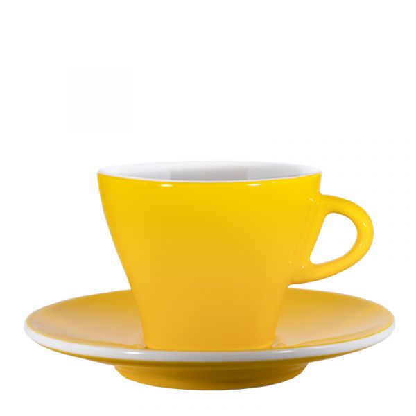 Cappuccinotasse bunt - Gelb Cappuccinotasse bunt - Gelb von Club House
