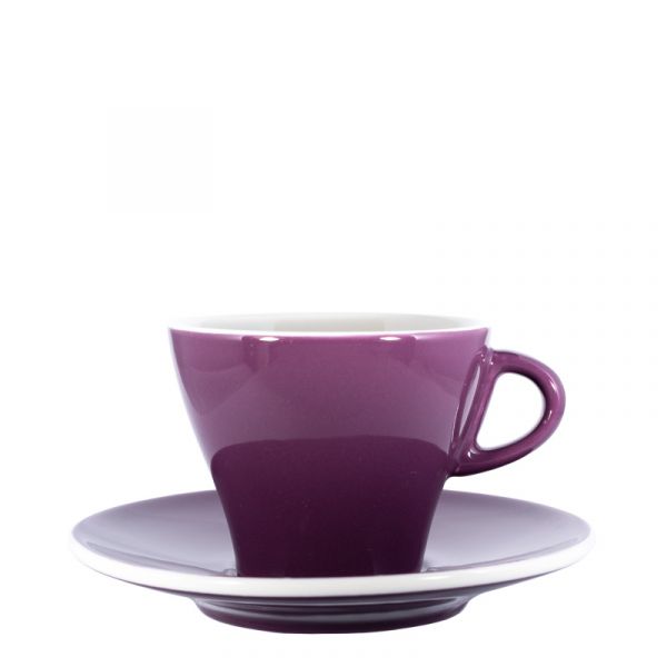 Cappuccinotasse bunt - Violett von Club House