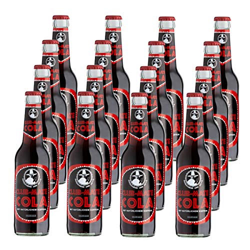 Club-mate Cola 16 Flaschen je 0,33l incl Mehrweg Pfand von Club Mate
