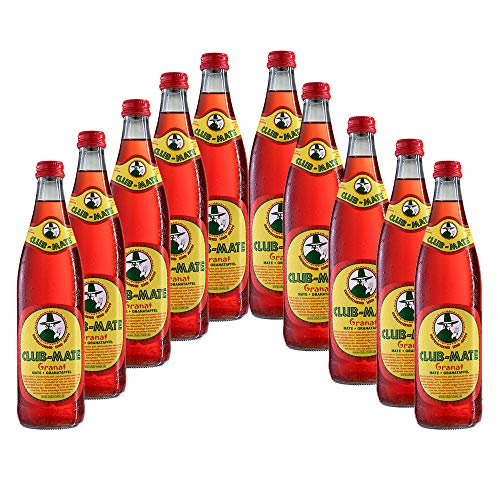 Club-mate Granatapfel 10 Flaschen je 0,5l incl Mehrweg Pfand von Club Mate