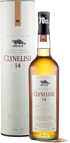 Clynelish 14 Jahre | Single Malt Scotch Whisky | Klassischer | handgefertigt in Schottland | 46 % vol | 700ml Einzelflasche | von Clynelish